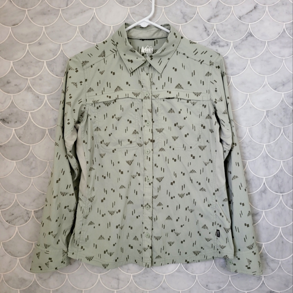REI Sahara Button-Up Long Sleeve Shirt